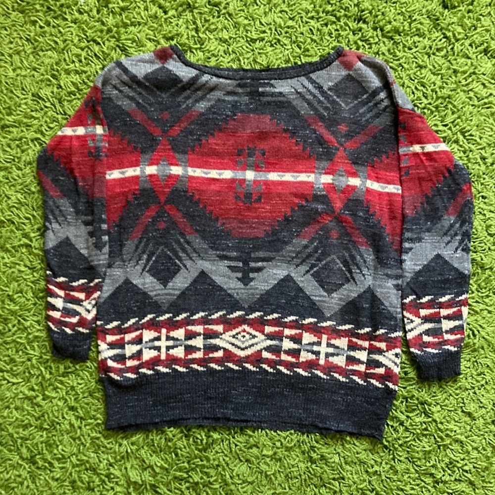 RL Denim & Supply Aztec Knit Top